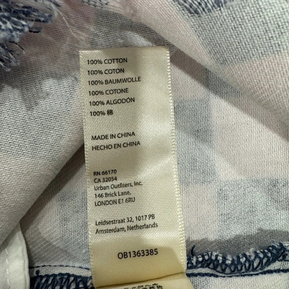 FREE PEOPLE
Printed Elodie Denim Mini skirt Sz : 10 - Picture 12 of 12